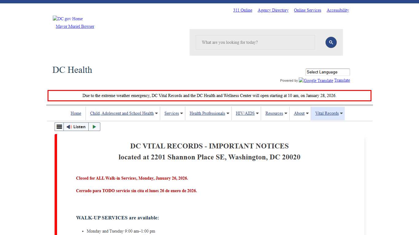 Death Certificates doh